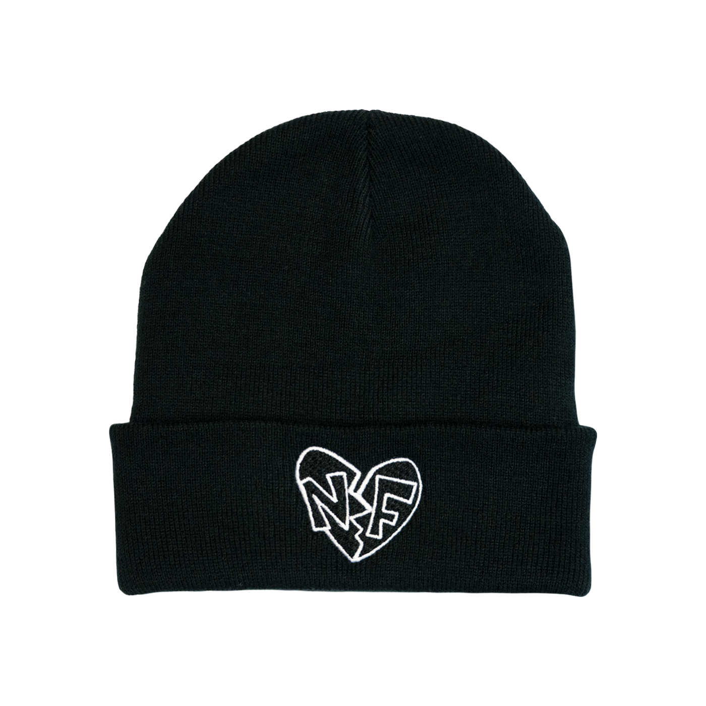BROKEN HEART BEANIE (BLACK)