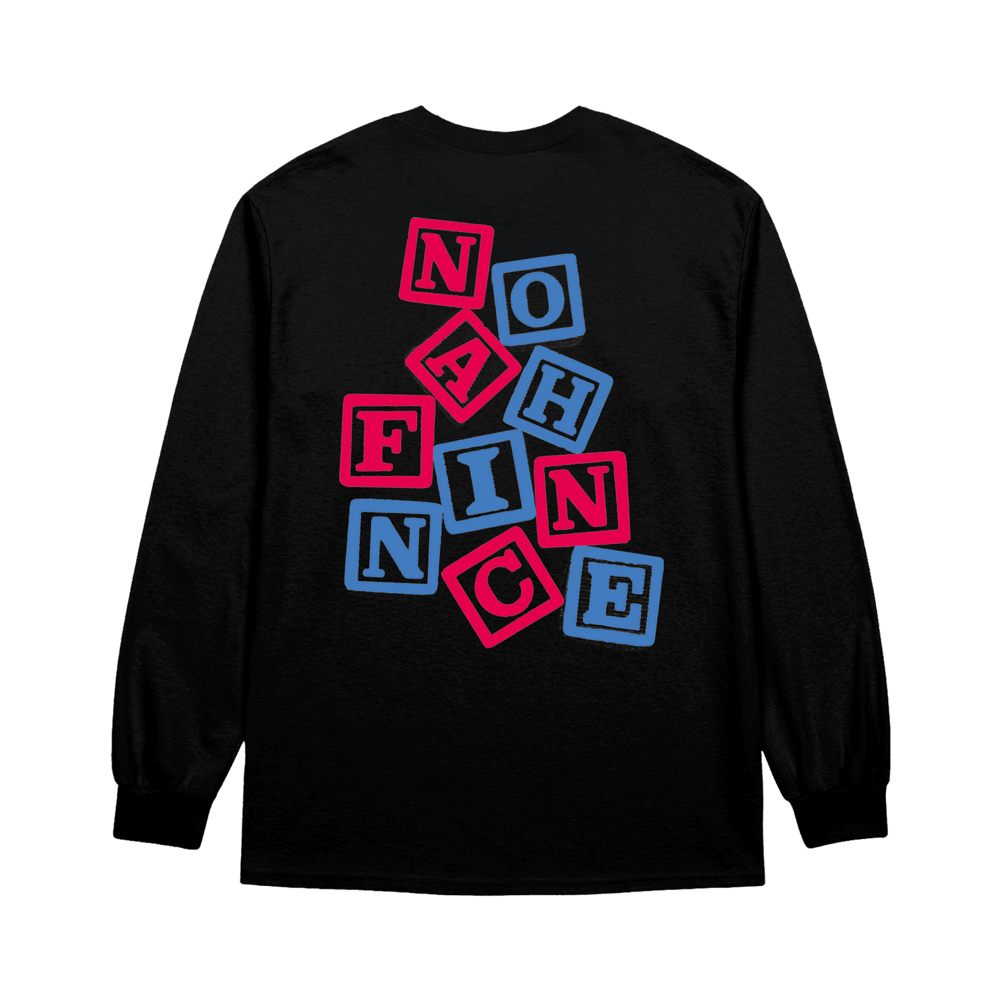 BLOCKS LONGSLEEVE (BLACK)