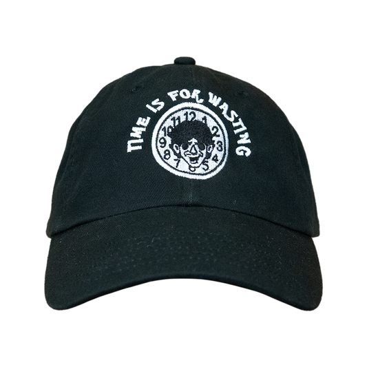 TIME IS FOR WASTING CAP (BLACK)