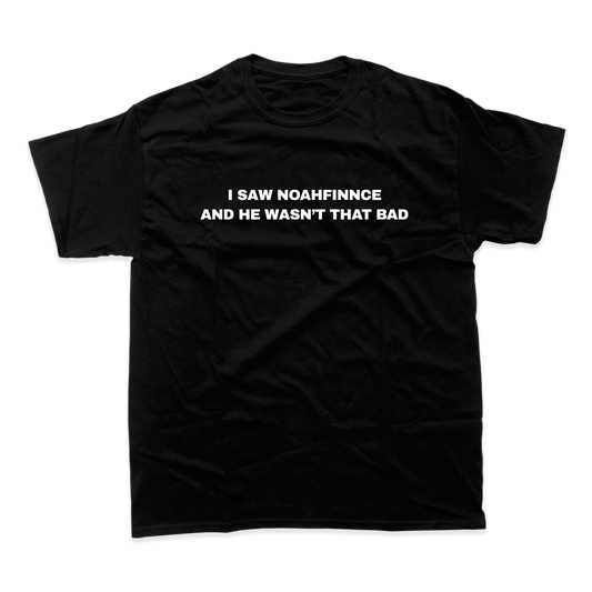 I SAW NOAH T-SHIRT (BLACK)