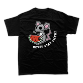 NEVER STAY SILENT T-SHIRT (BLACK)