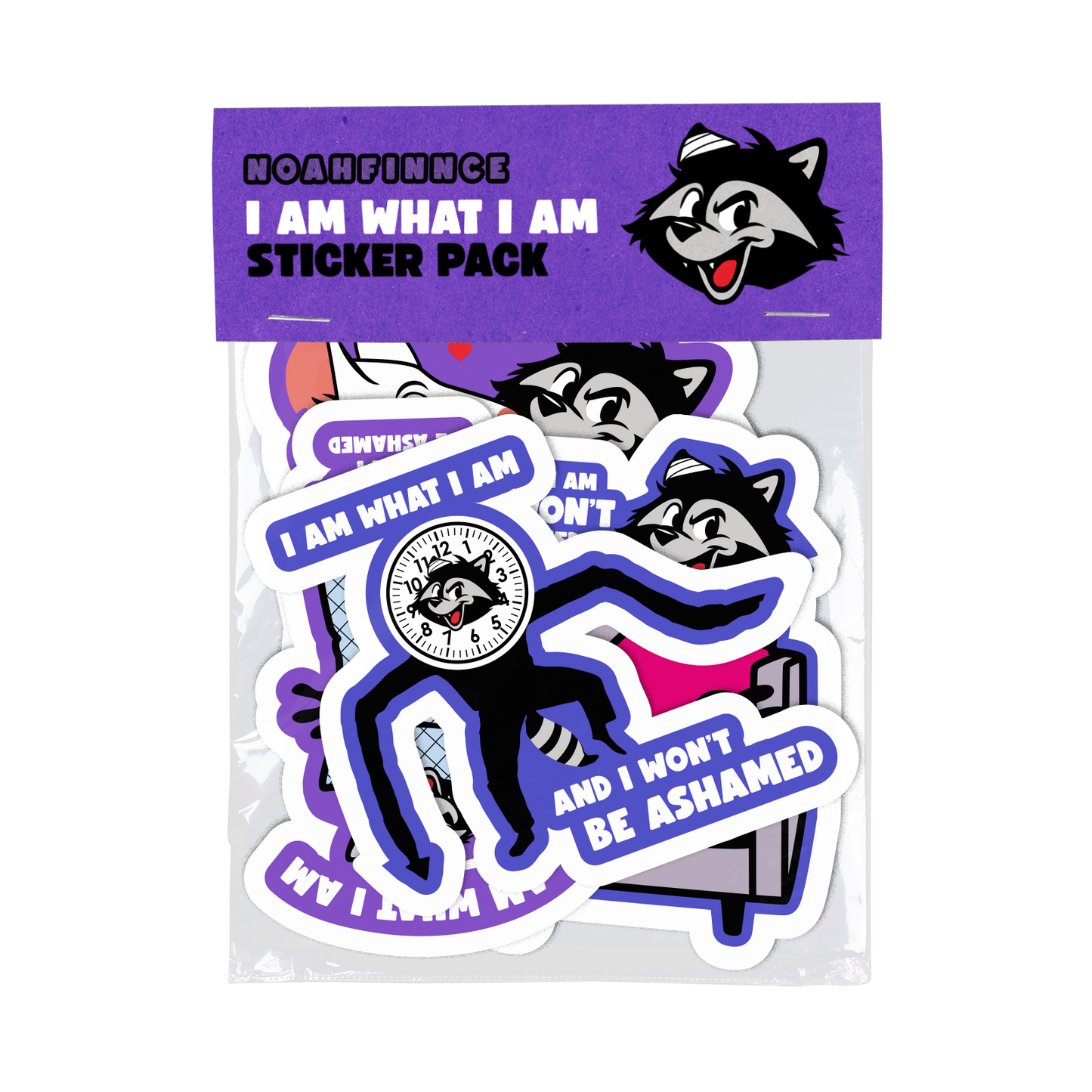 I AM WHAT I AM STICKER PACK