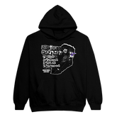 ARE YOU A WORM? HOODIE (BLACK) - Small only