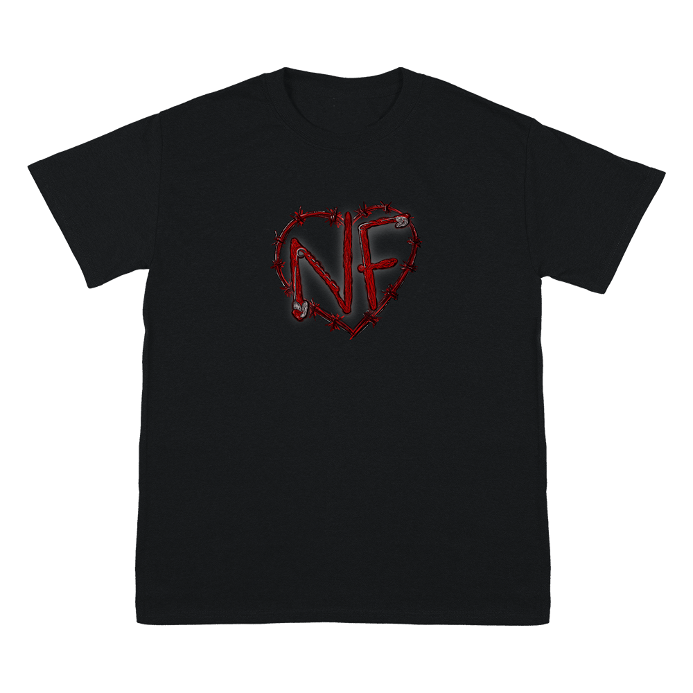 NF BARBED WIRE TEE - BLACK