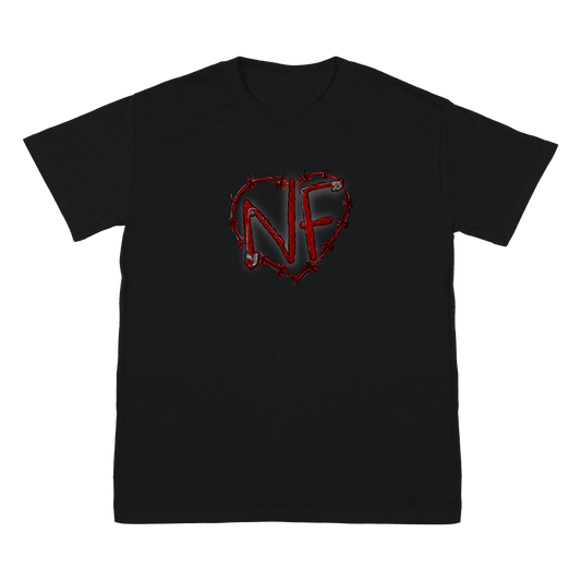 NF BARBED WIRE TEE - BLACK